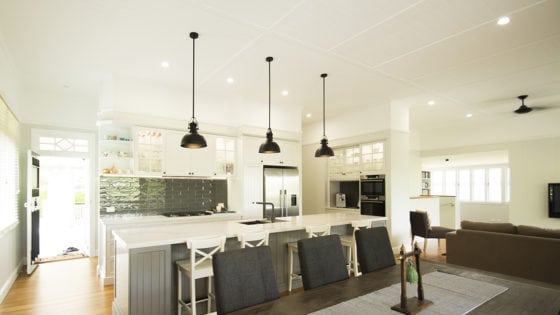 amazing builds Kitchen with grey black and white shades